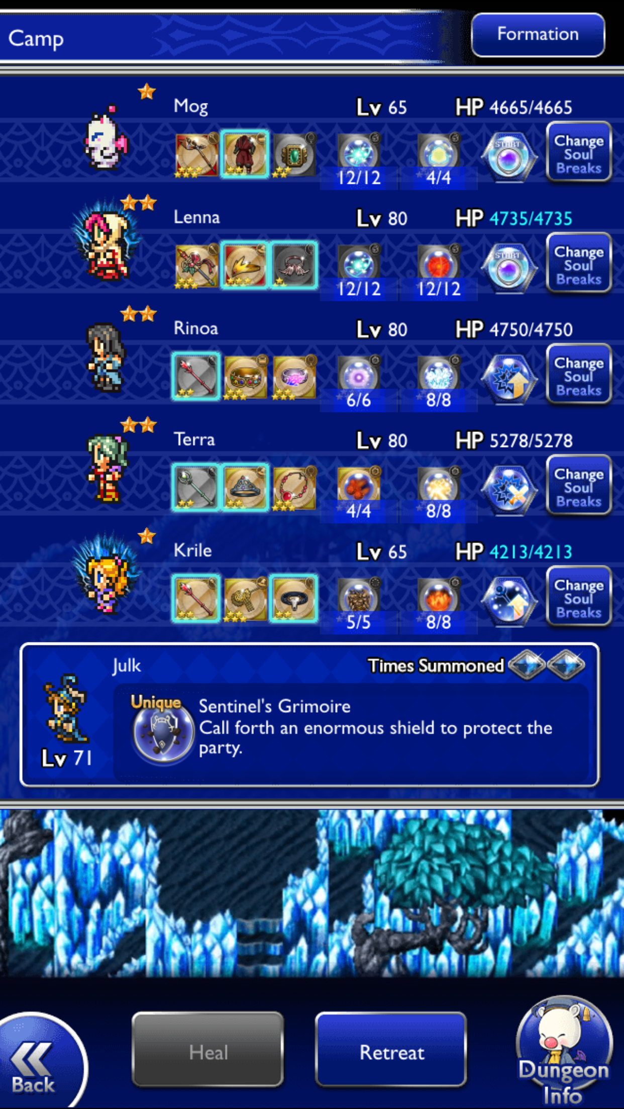 FFRK - The Malice Within (FFV) Events & Boss Strats